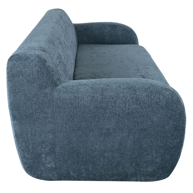 Merax Minimalist Curved Upholstered Sofa