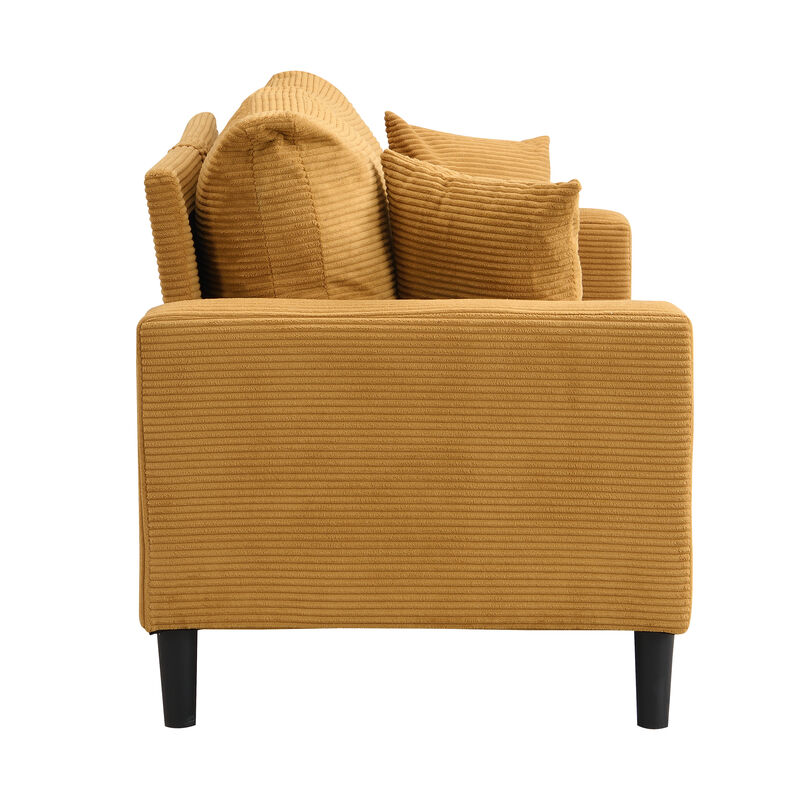 Merax Wooden Frame 2 Seats Loveseat Sofa