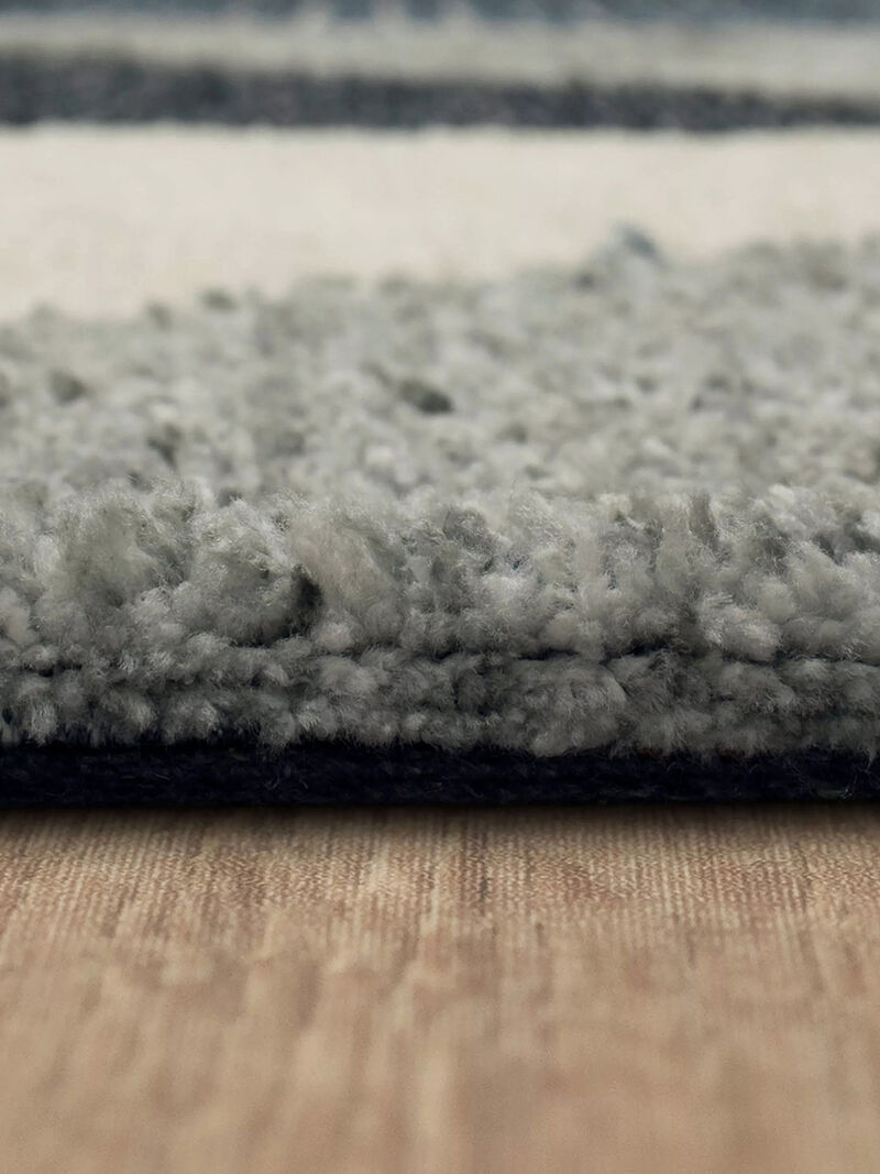 Bowen Oblique Blue 8'x10' Rug by Drew and Jonathan