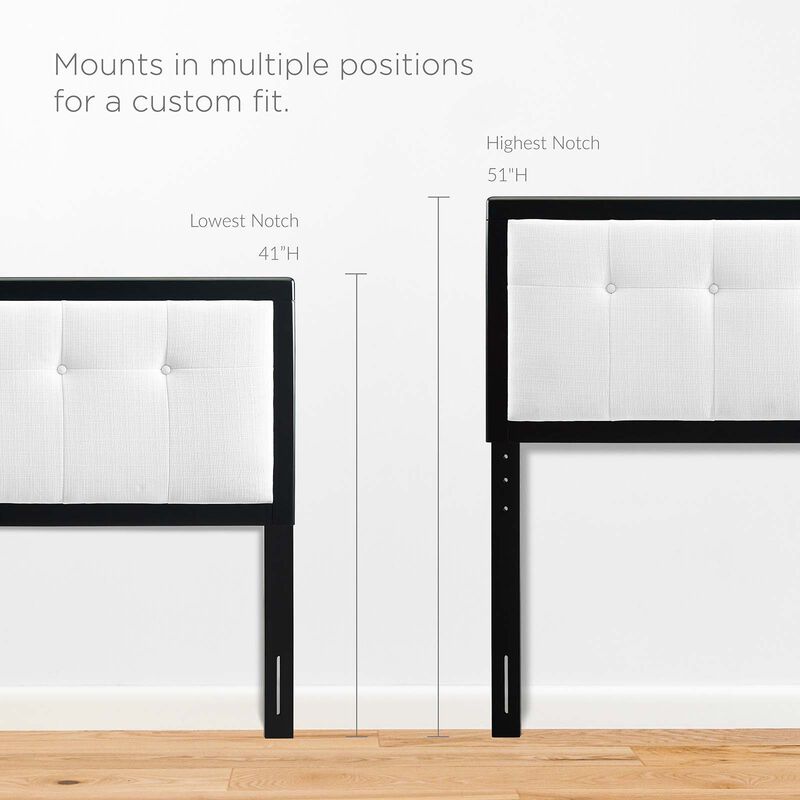 Modway - Willow Full Wood Platform Bed with Angular Frame