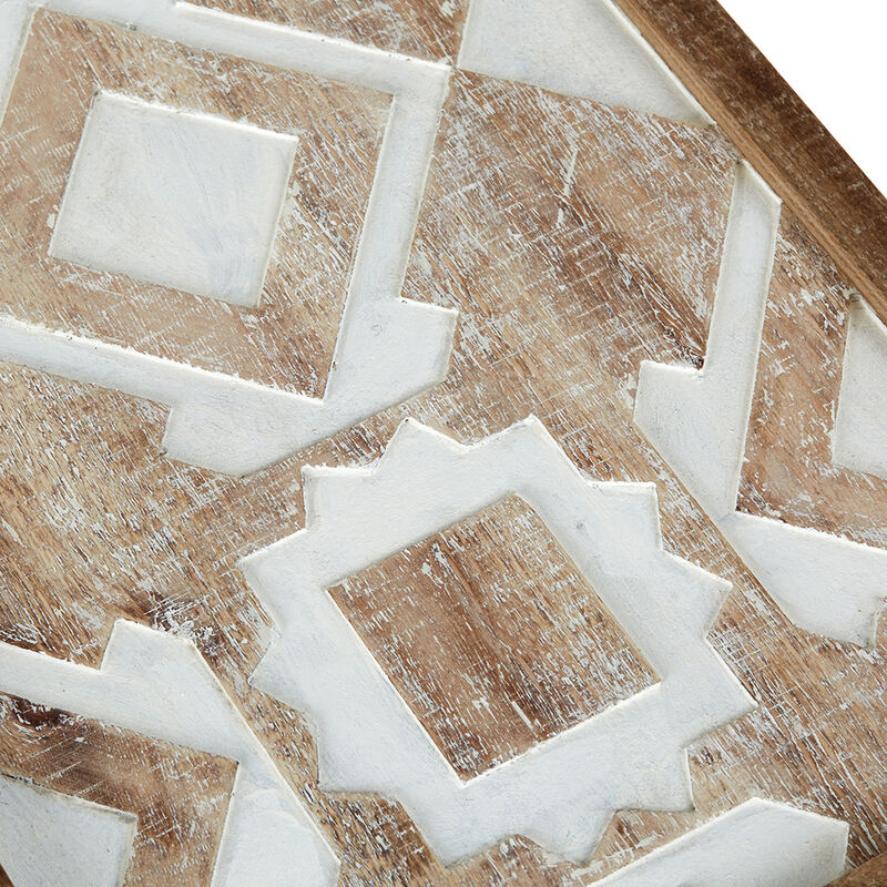 Gracie Mills Keene 3-Piece Wood Geometric Wall Art Set