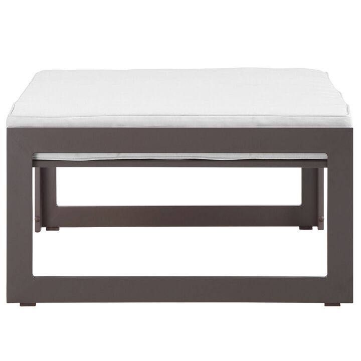 Fortuna Outdoor Patio Ottoman-Benzara
