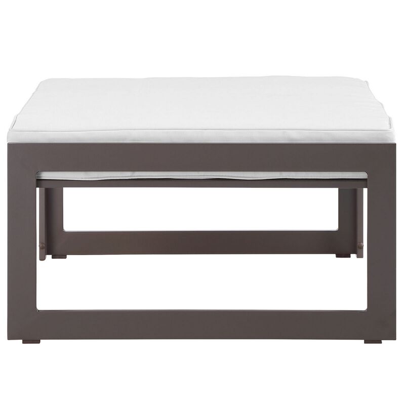 Fortuna Outdoor Patio Ottoman-Benzara