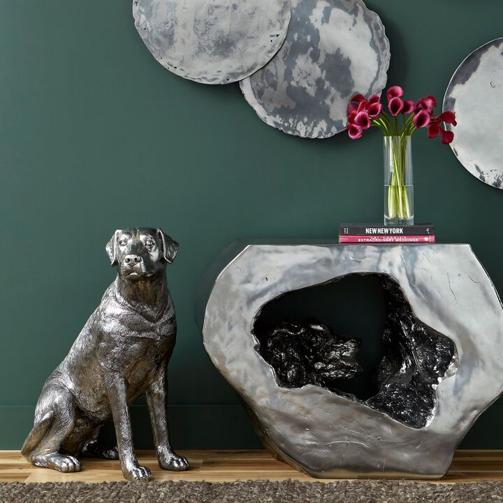 Sitting Labrador Sculpture