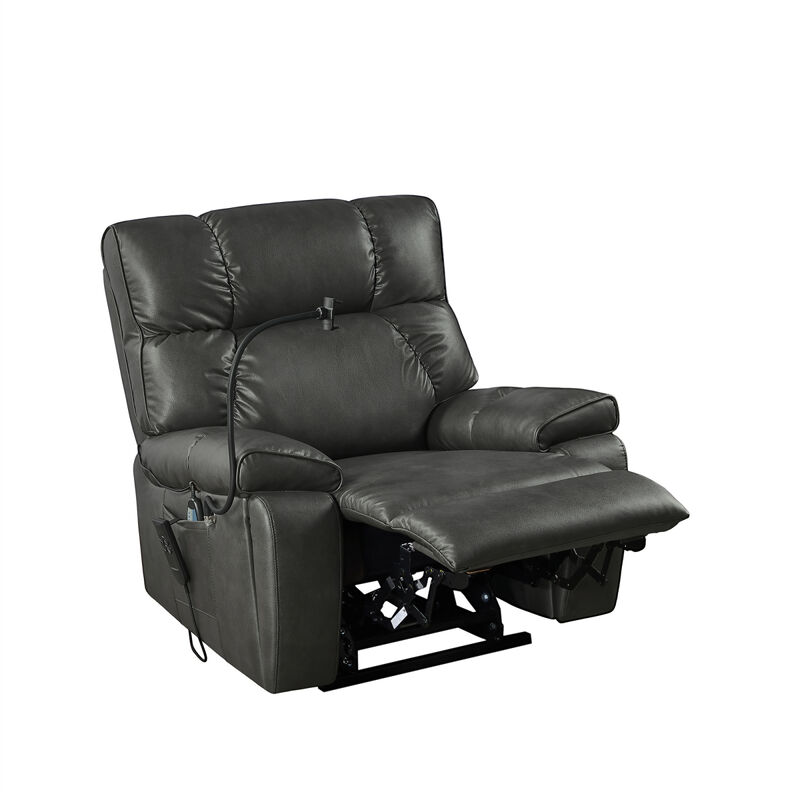 Electric Power Lift Recliner Chair with Massage, Heat & Phone Holder