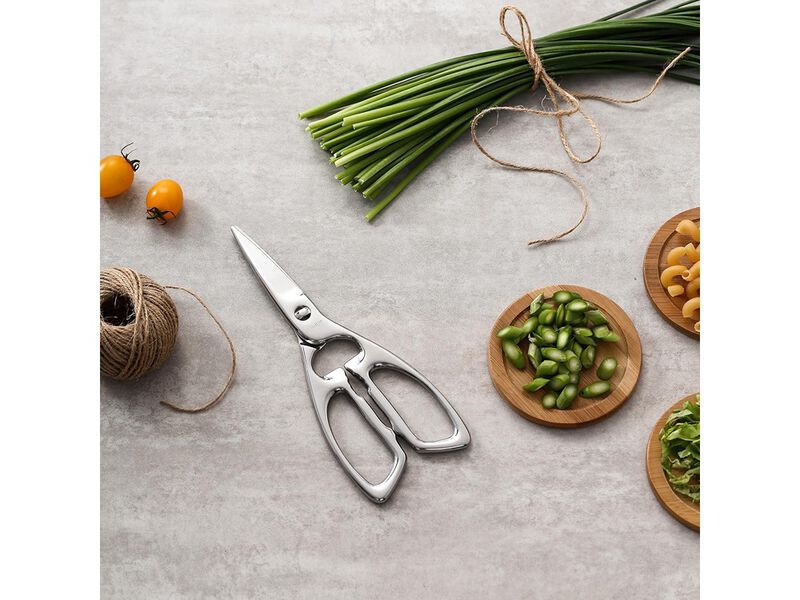 LIVINGO Heavy Duty Kitchen Scissors - Multi-function Dishwasher Safe Stainless Steel
