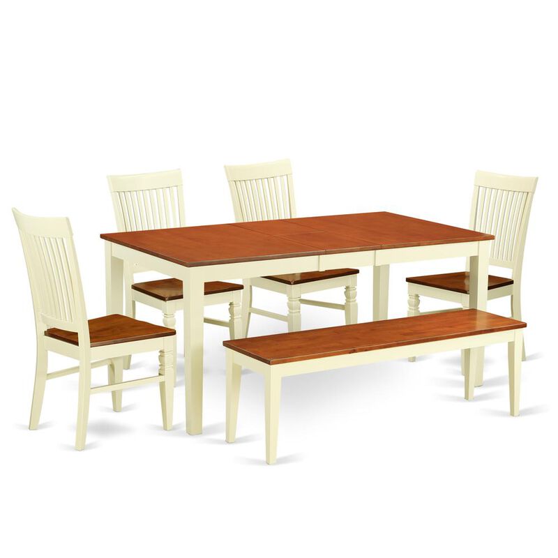 Dining Room Set Buttermilk & Cherry