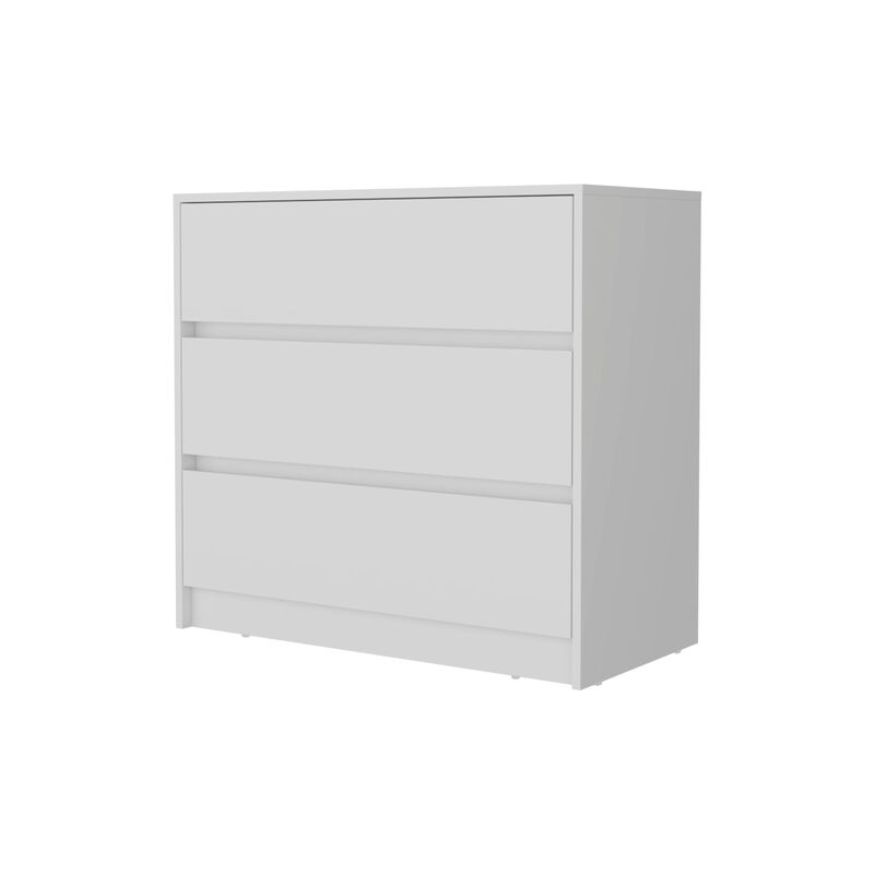 Lewes 2 Piece Bedroom Set, Dresser + Armoire, White