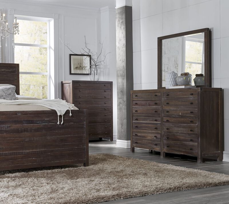 Townsend Eight Drawer Solid Wood Dresser