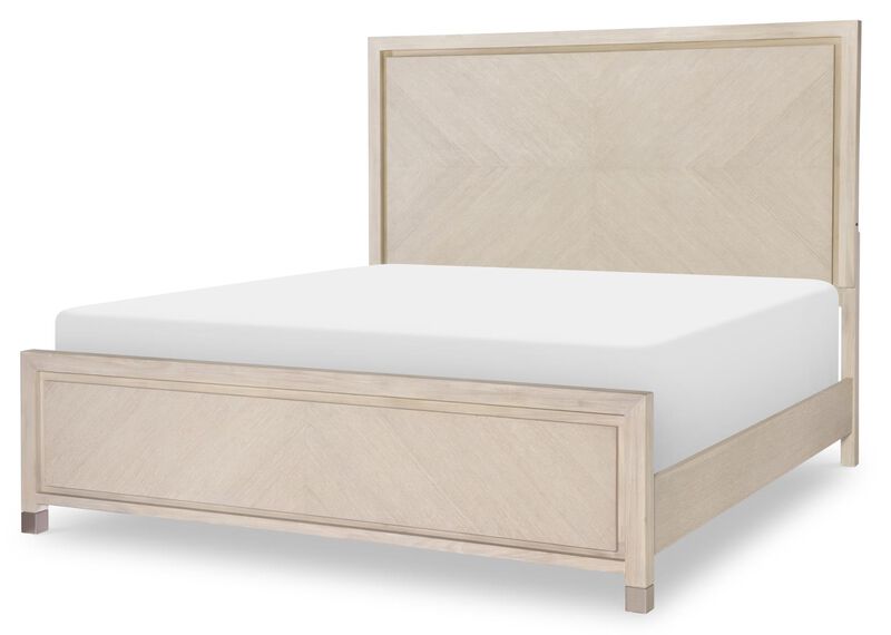 Bliss King Lighted Panel Bed