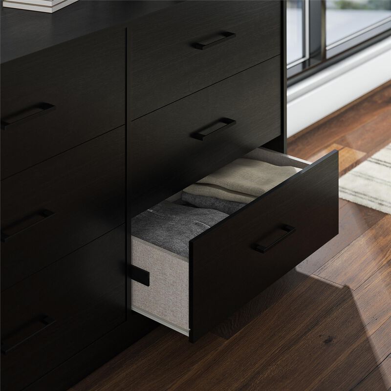 BrEZ Build Pearce Wide 6 Drawer Dresser