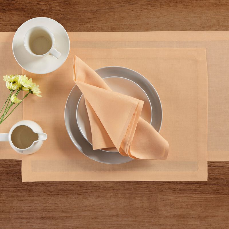 Solino Home 100% Pure Linen Table Runner | Fete for Valentine;s