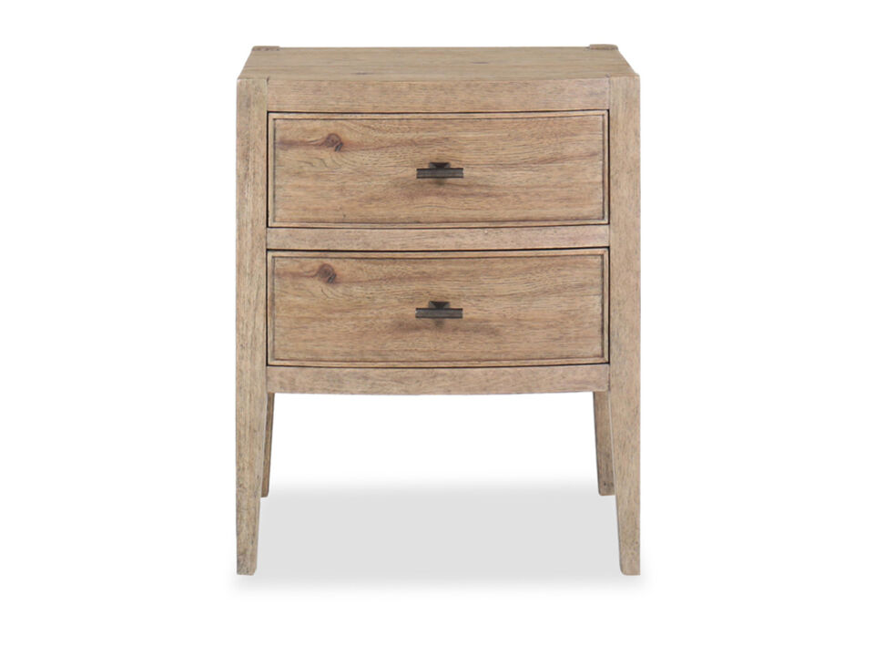 Vineyard Row Two-Drawer Nightstand