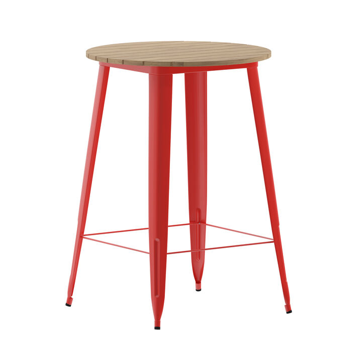 Metal Colorful Restaurant Bar Tables