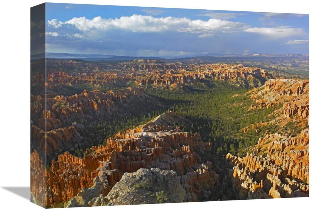 Bryce Canyon National Park seen from Bryce Point, Utah-Canvas Art-16x12