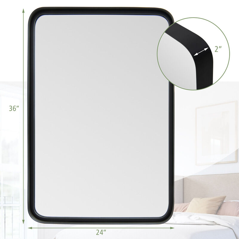 Rectangular Wall Mount Bathroom Mirror Vanity Mirror
