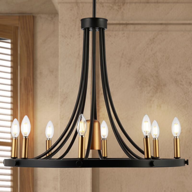 Urbanna Adjustable Iron Transitional Modern LED Chandelier