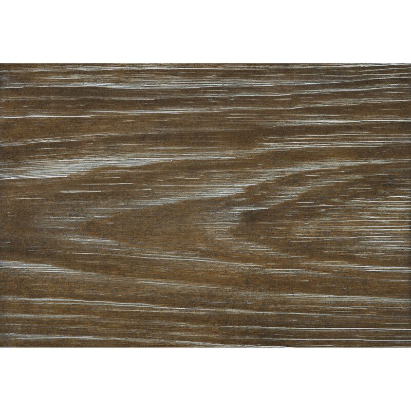 Rectangular Wooden Sofa Table With Slated Bottom Shelf, Gold Brown - Benzara