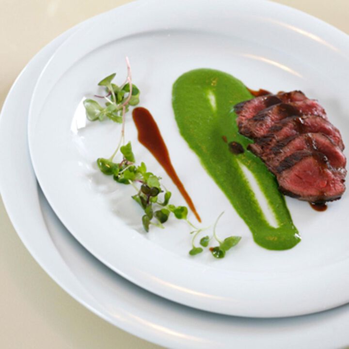 Porcelain X-tanbul dia.9" Round White Porcelain Plate (Set of 4)