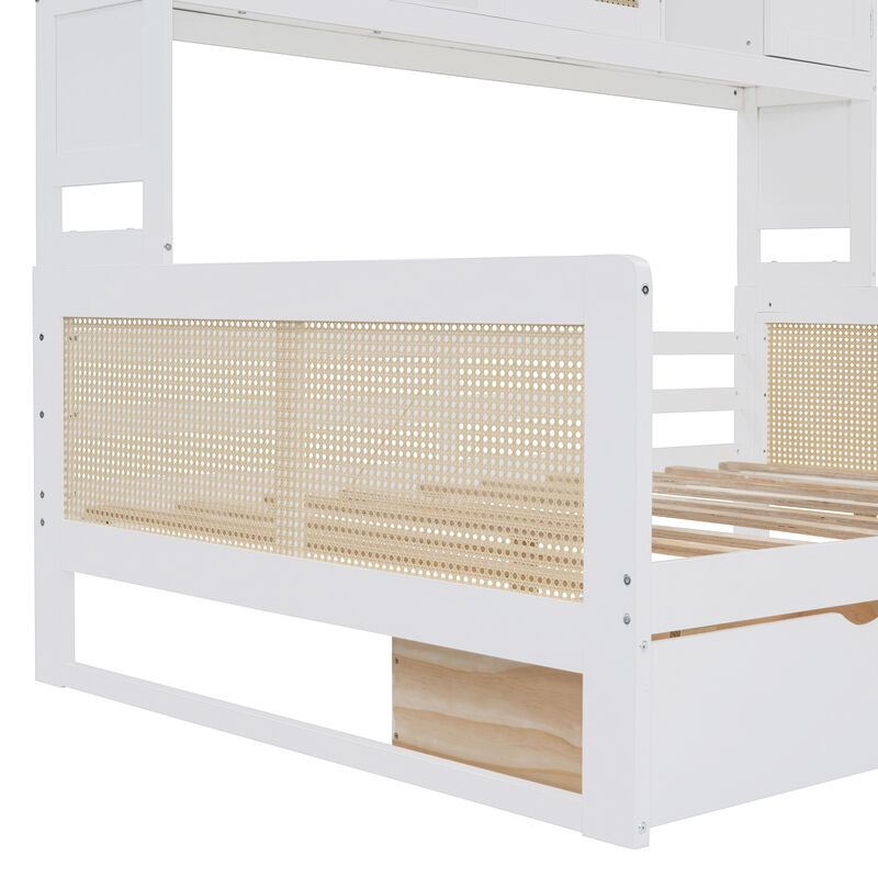 Merax Daybed Bed with 2 Drawers and Cabinet