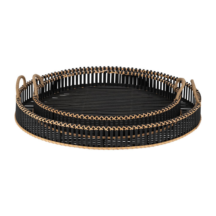 Bamboo Round Trays