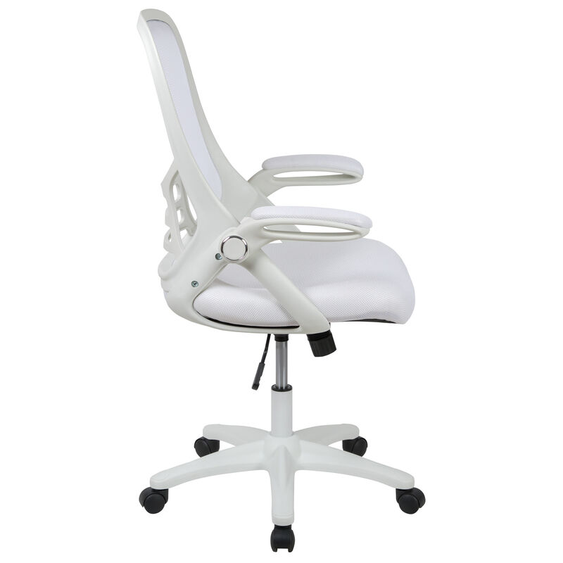 Porter High Back   Mesh Ergonomic Swivel Office Chair with Frame and Flip-up Arms