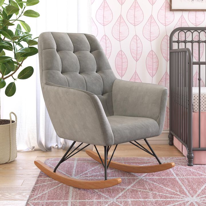 Raven Upholstered Rocker