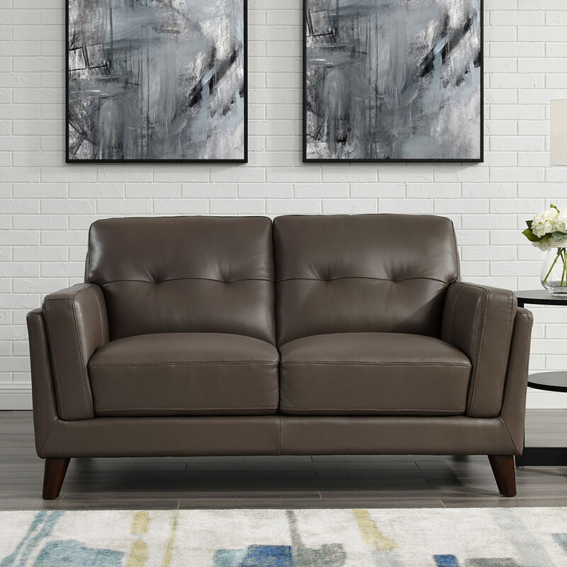 Huntington Top Grain Leather Loveseat