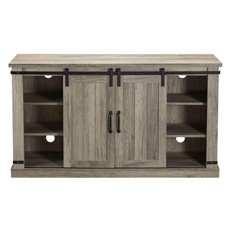 FESTIVO 54 in. TV Stand Console for TVs up to 60 in. with Electric Fireplace