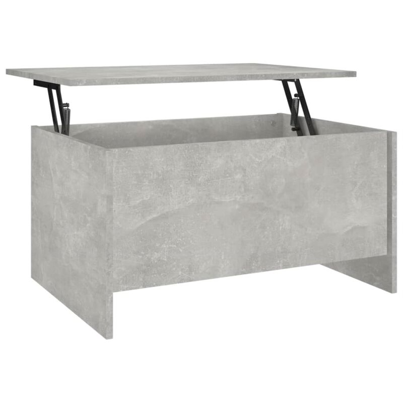 vidaXL Coffee Table Concrete Gray 31.5"x21.9"x16.3" Engineered Wood