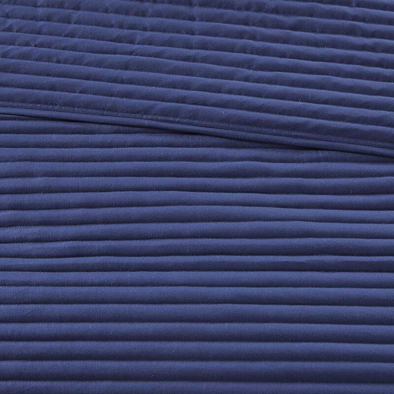 Belen Kox Blue Watercolor Stripe Comforter Set, Belen Kox
