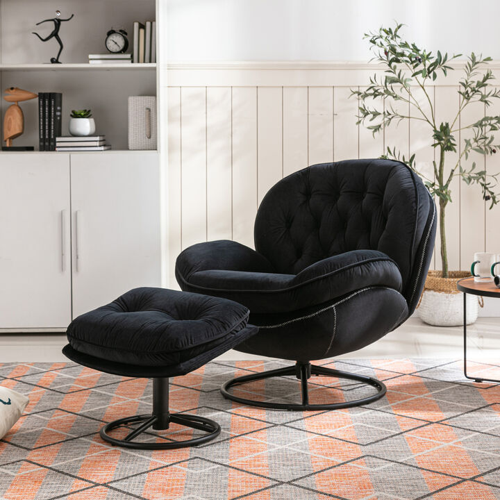 TV Chair Living room Chair with Ottoman