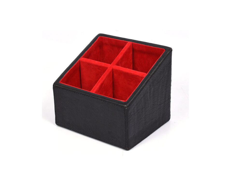 Esagono Leather Desk Organizer
