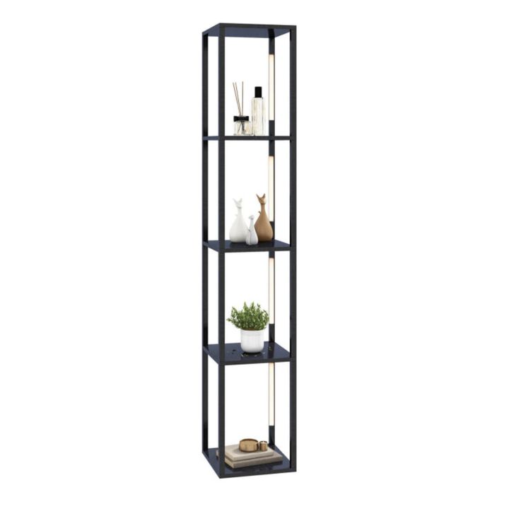 Hivvago 64 Inches Floor Lamp with 3-Level Dimmable LED Bulbs and Rotatable LED Poles