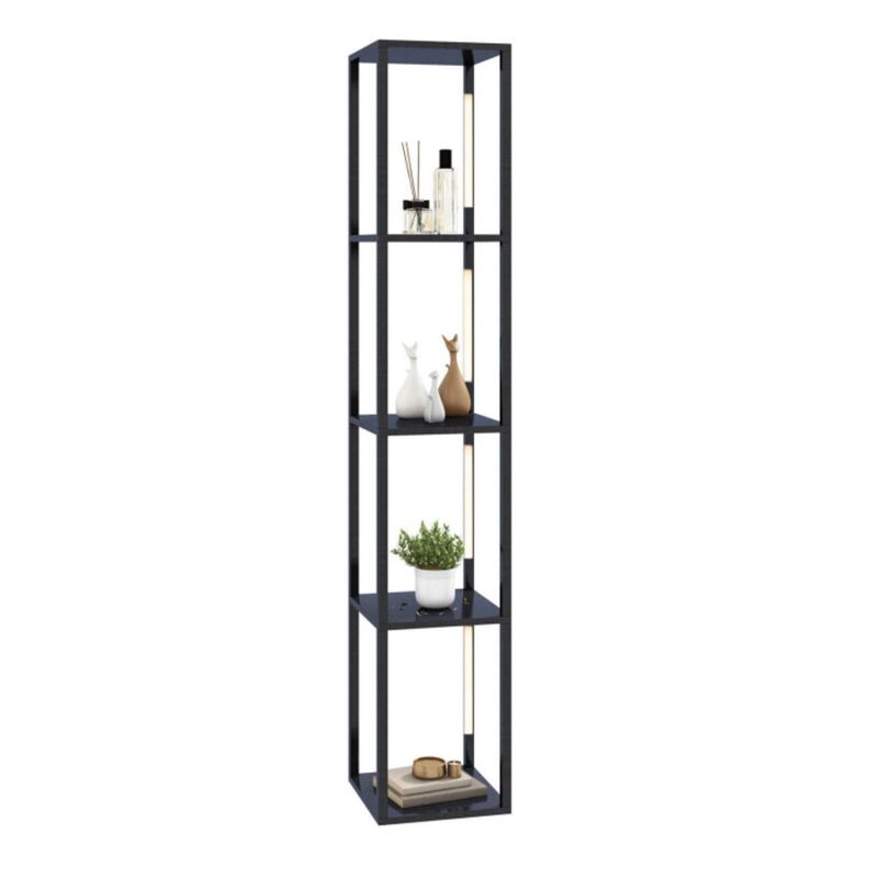 Hivvago 64 Inches Floor Lamp with 3-Level Dimmable LED Bulbs and Rotatable LED Poles