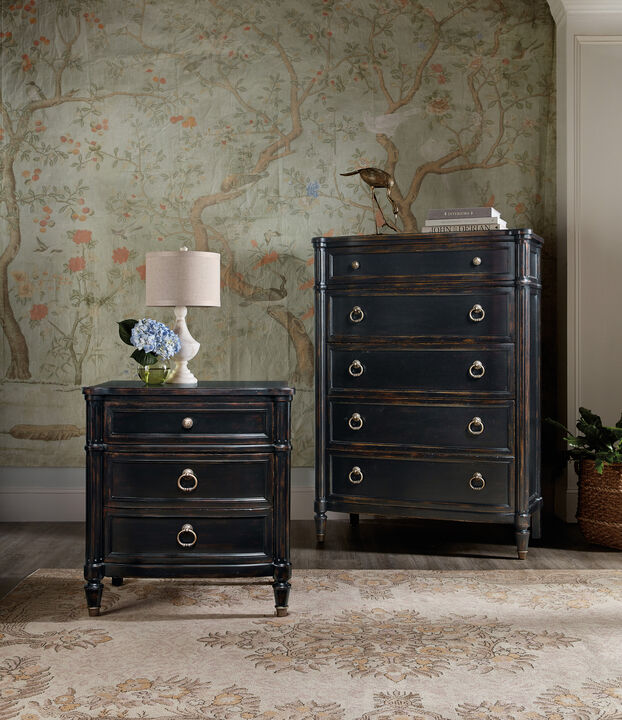 Charleston Three-Drawer Nightstand