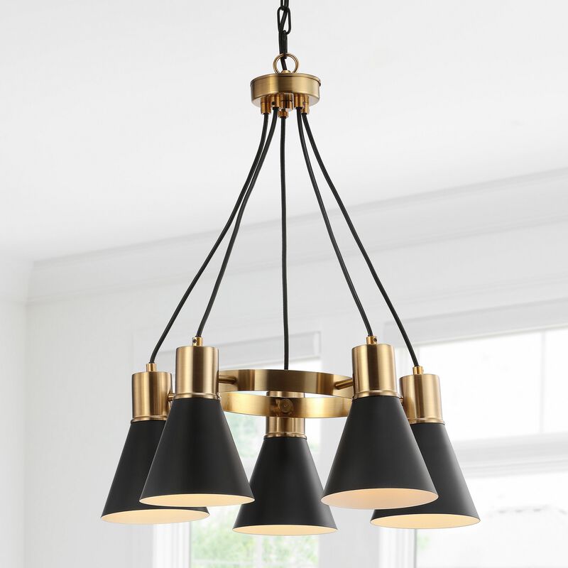 Markle 5-Light Metal LED Chandelier