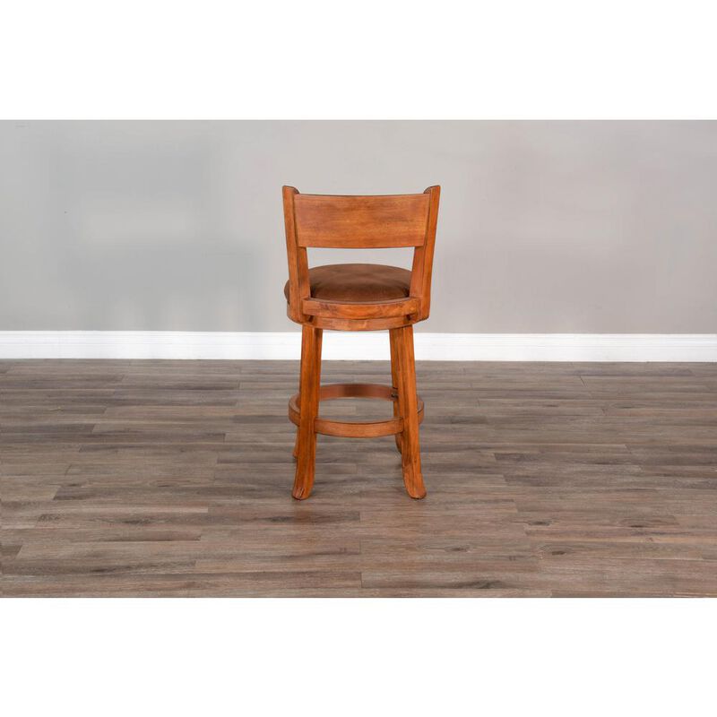 Sunny Designs Counter Swivel Barstool, Cushion Seat & Back