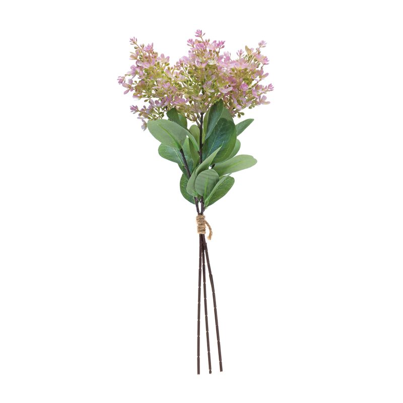 Lilac Artificial Flower Bundle for Elegant Home Décor and Floral Arrangements (Set of 2)