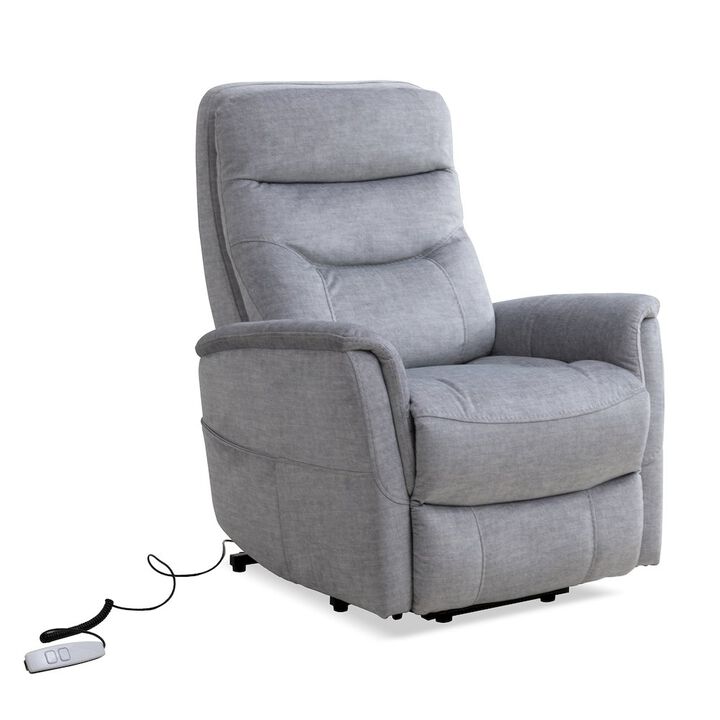 Parker Living Capri Silver Power Lift Recliner with Articulating Headrest