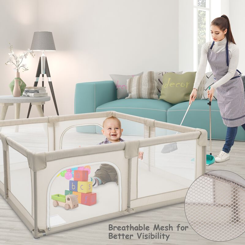 Baby Playpen Extra Large Kids Activity Center Safety Play