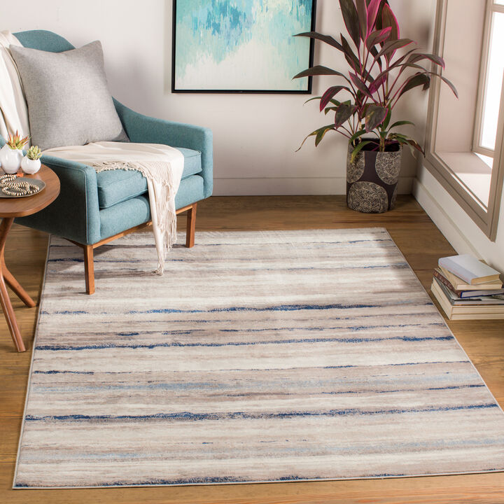 Roma ROM-2306 2' x 3' White Rug