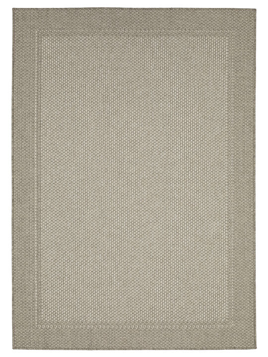 Caicos 3'3" x 5' Grey Rug