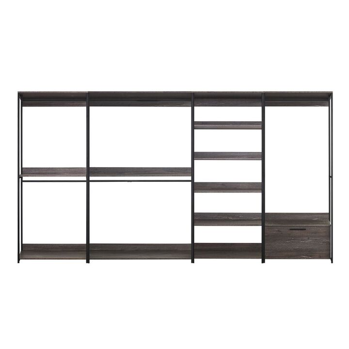 FC Design Klair Living Wood Walk-in Closet System