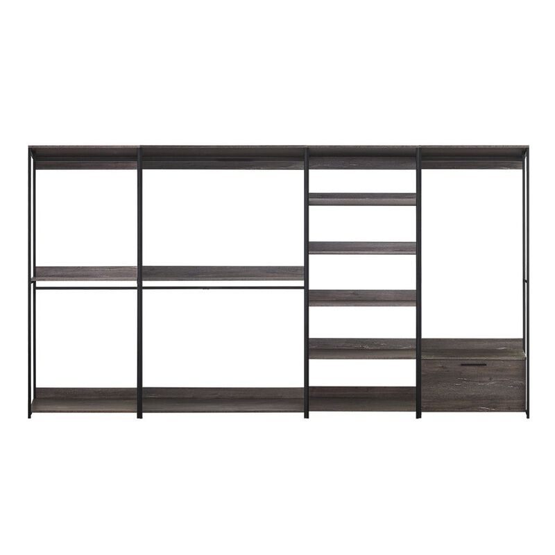 FC Design Klair Living Wood Walk-in Closet System