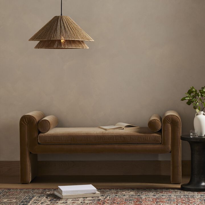 Mitchell Accent Bench, Camel