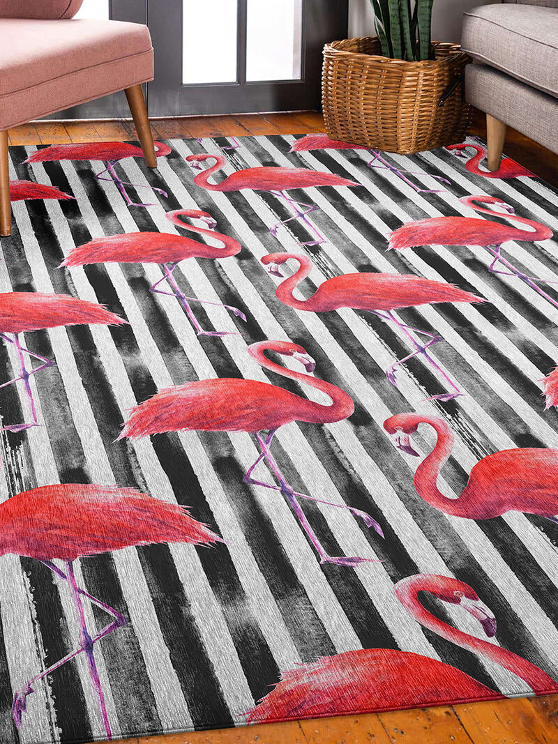 Tropics TC9 Black 3' x 5' Rug