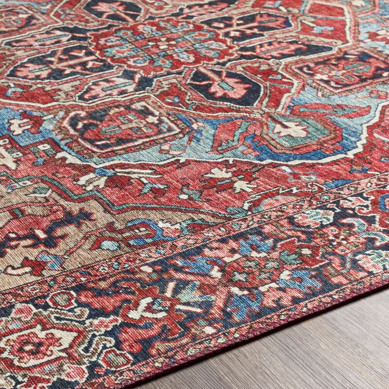 Iris IRS-2310 7'6' x 9'6' Red Rug