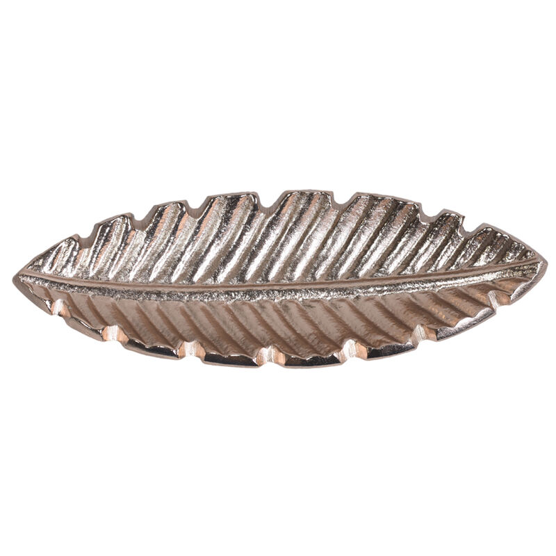 Handmade Decorative Bronze Color Coated 7.28 x 2.36 x 0.78 Inches Aluminium Tray 040AB BBH Home's