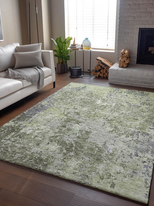 Bresca BC6 Green 3' x 5' Rug